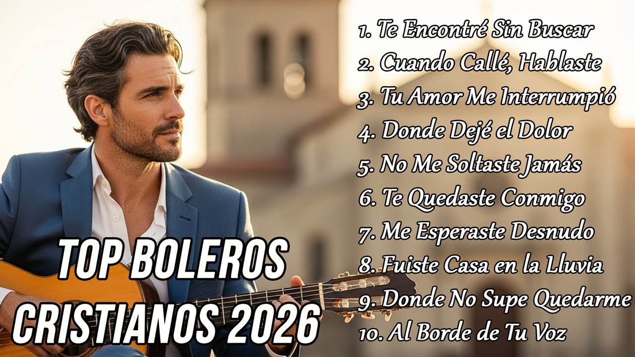 Top Boleros Cristianos 2026 – Donde Dios Me Encontró en Mi Ruina