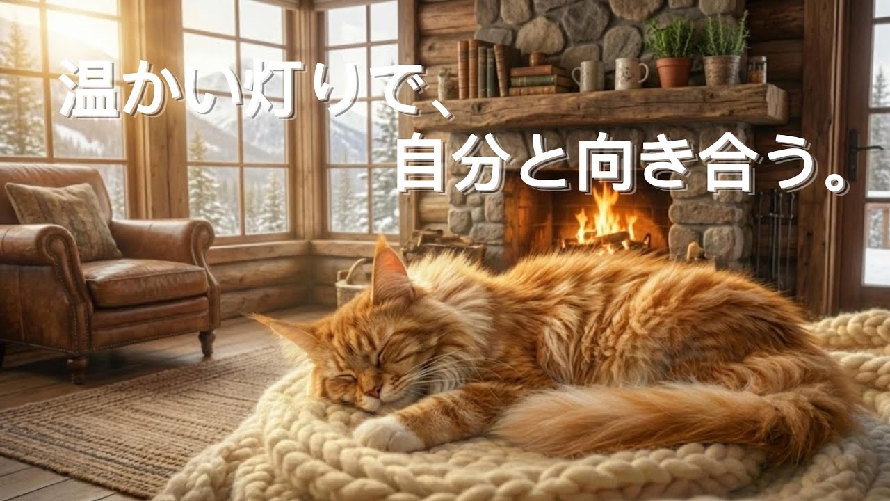 【勉強用BGM】温かい灯りで、自分と向き合う。｜ Inner Peace – Reflective Learning Time ☕🤍