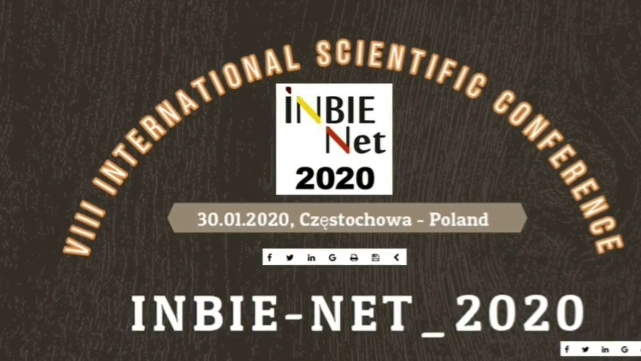 INBIE - Conference INBIE - NET 2020