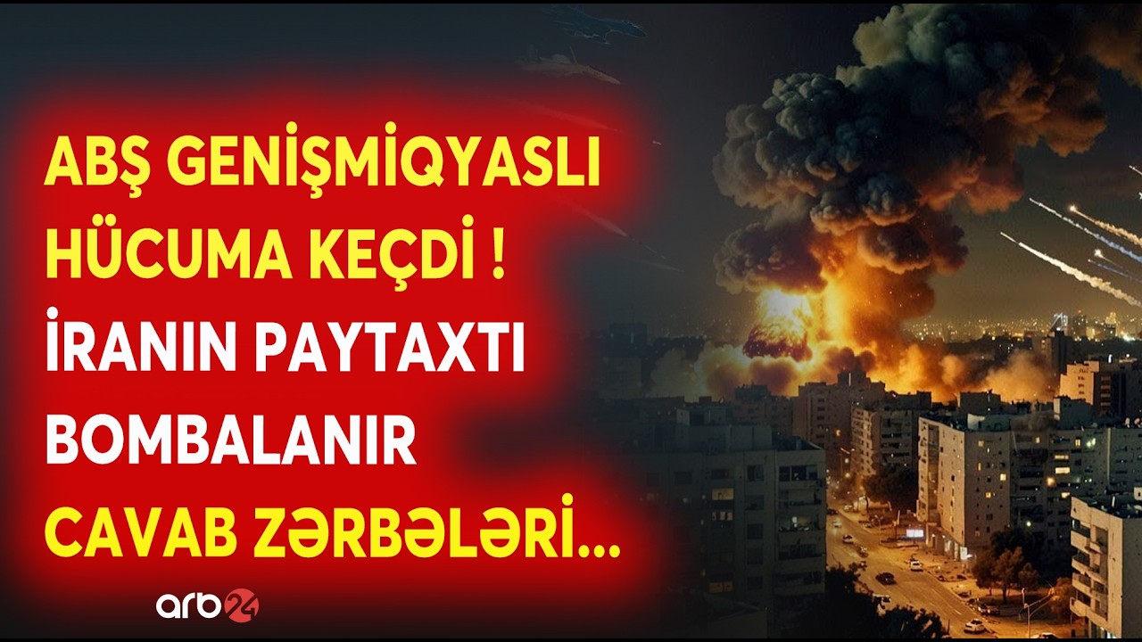 SON DƏQİQƏ! Tehran BOMBARDMAN EDİLİR - Türkiyə TƏCİLİ HƏRƏKƏTƏ KEÇDİ - 