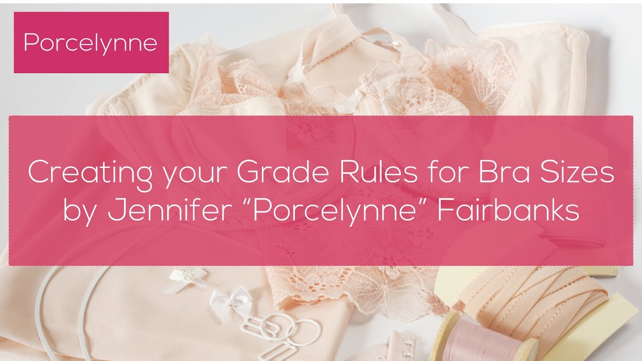 Setting up your grade rules for creating a range of bra sizes