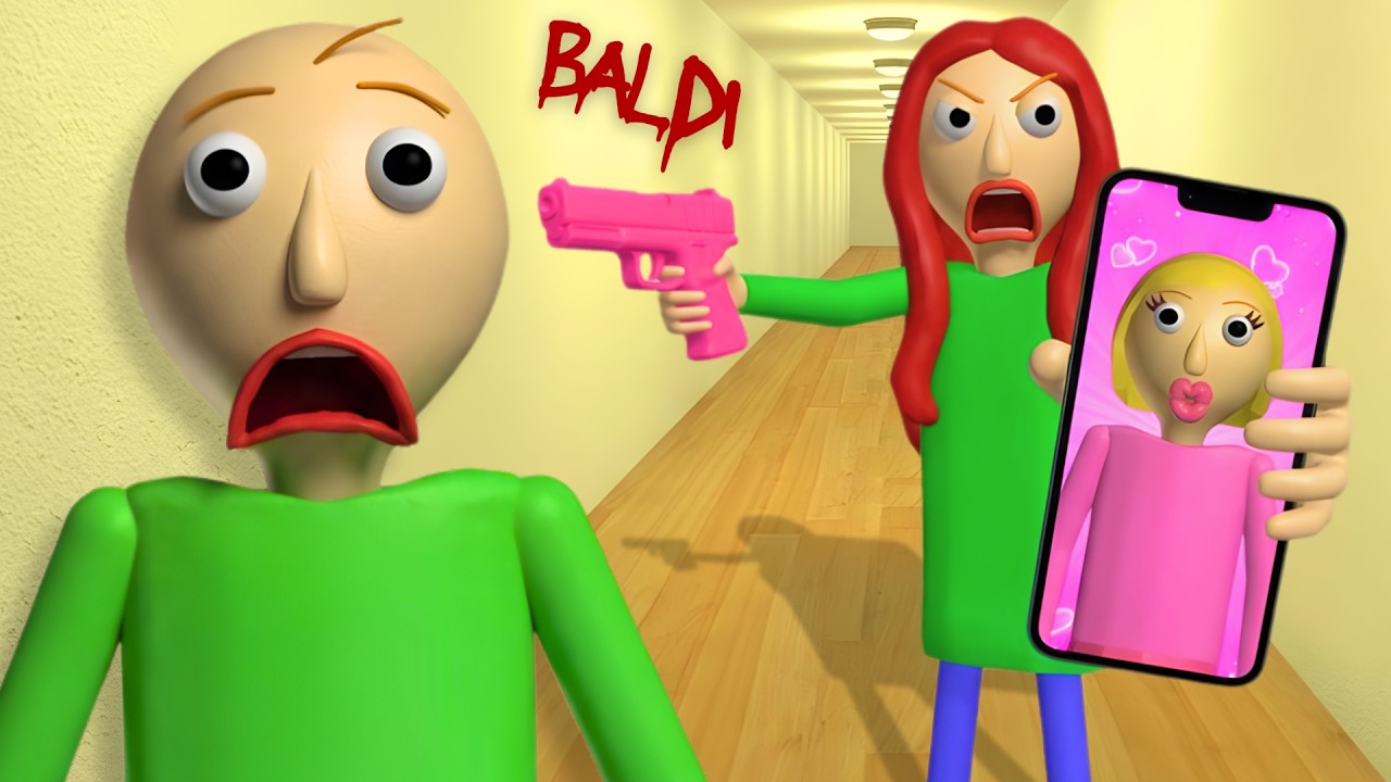 BALDI HAS A SECRET GIRLFRIEND&hellip; AND WHEN HIS WIFE FOUND OUT SHE WENT ABSOLUTELY BERSERK! (Gmod)