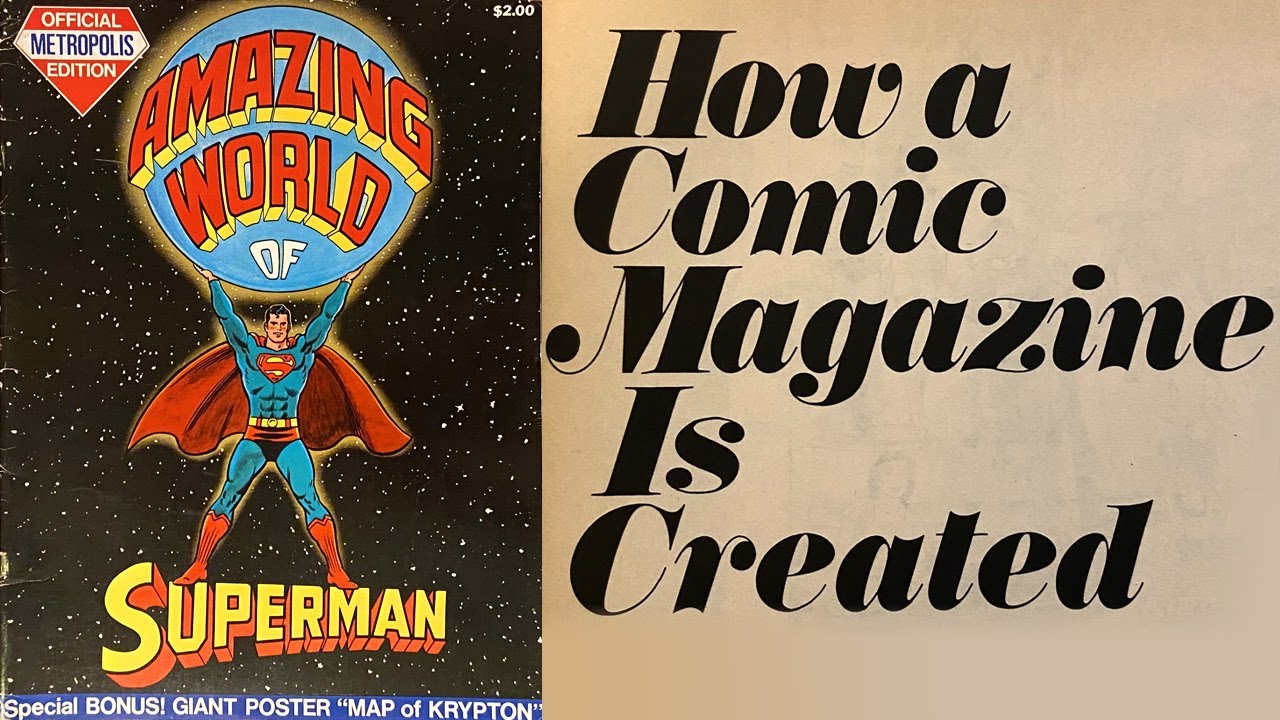 How A Comic Book WAS Created in 1973