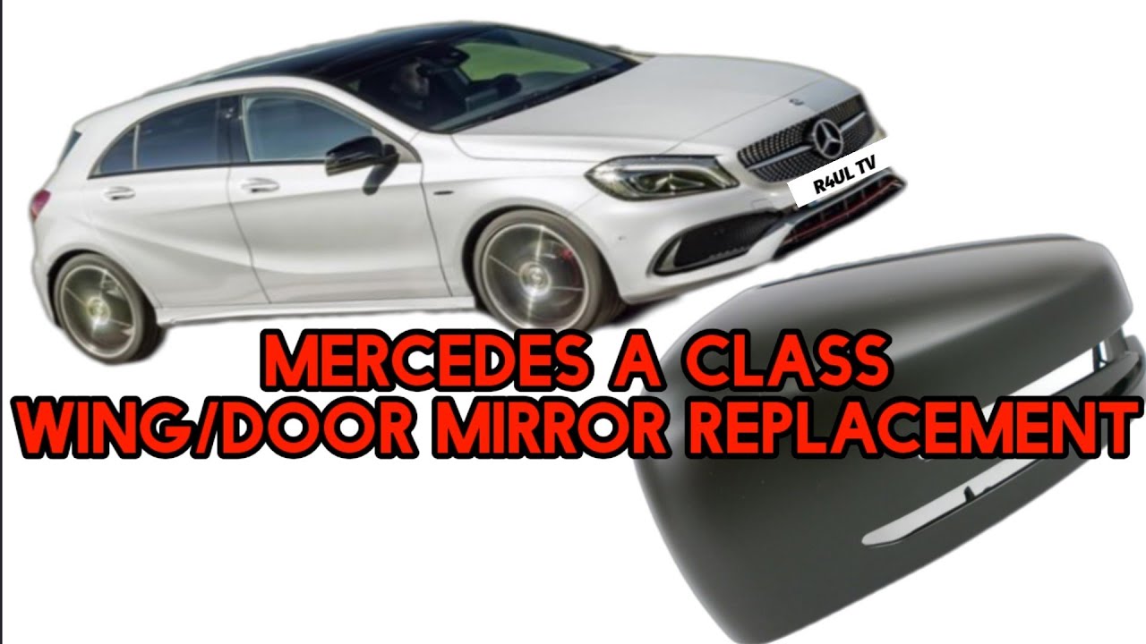 Замена кожуха бокового зеркала Mercedes A-класса 2015 года