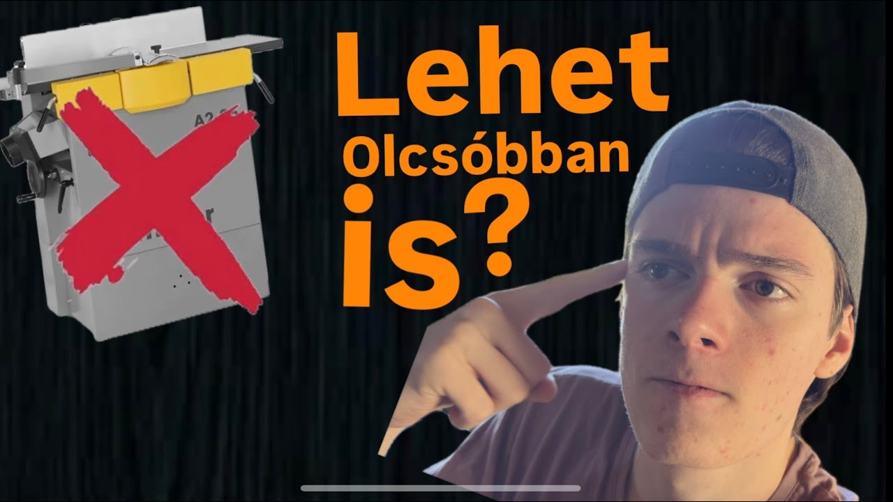 Kilehet váltani egy egyengető és vastagoló gyalut?