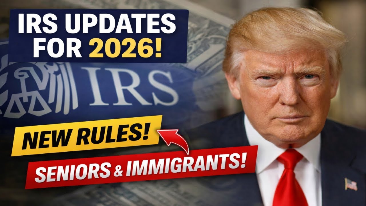 IRS Updates for 2026 — New Rules for Seniors & Immigrants Explained