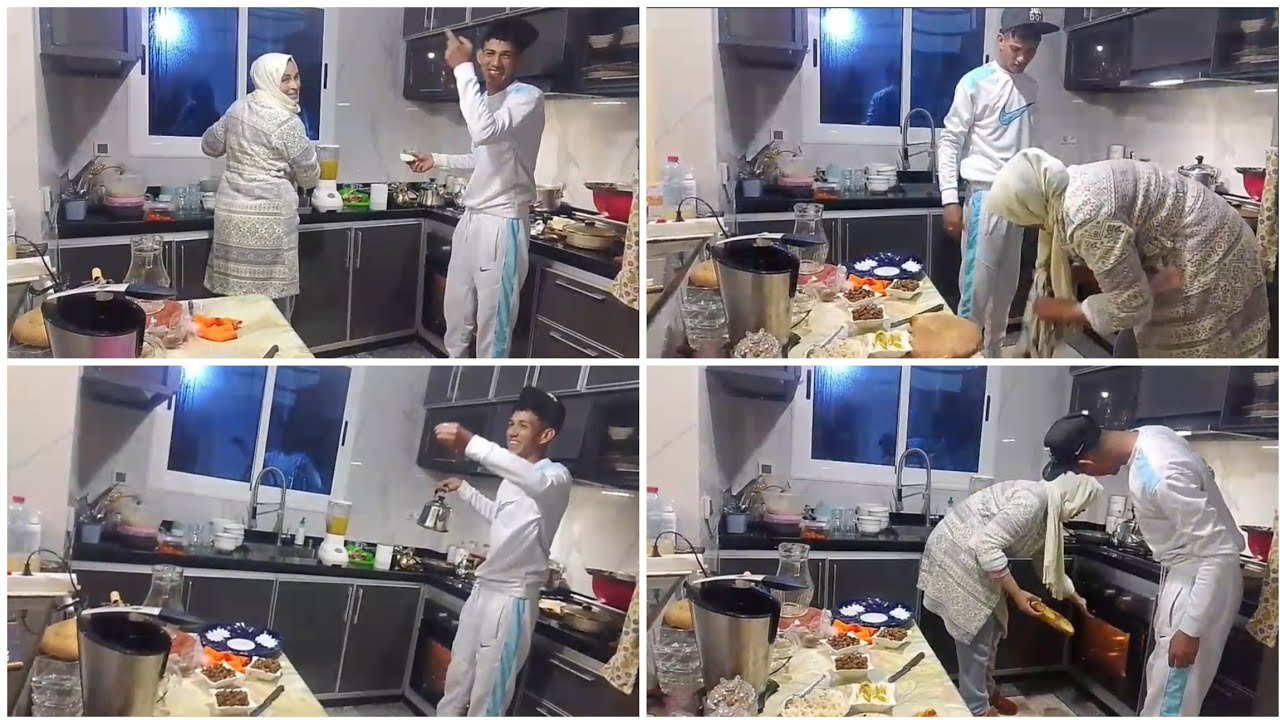 فيديو طوب اول مرة نجاة و ولدها فالكوزينة😱خلاونا بلا فطور الموت ديال الضحك...