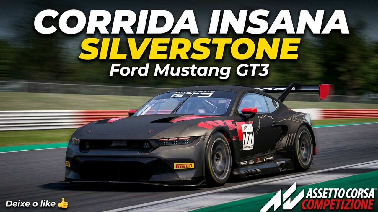 ACC I SILVERSTONE MELHORES MOMENTOS LOBBY PÚBLICO I FORD MUSTANG GT3 24