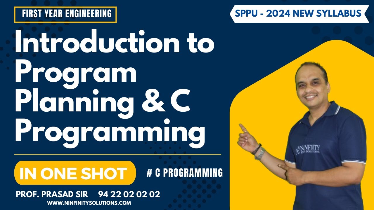 SPPU's FE - FPL | Complete Unit 1 in One Shot | Introduction to Program Planning & C Programming