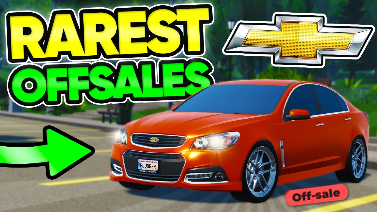 The RAREST OFFSALE Cars in Greenville Roblox!