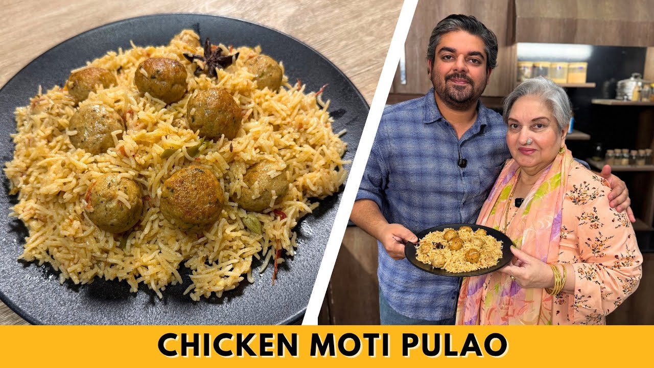 Chicken Moti Pulao Recipe | Food With Saad Raja