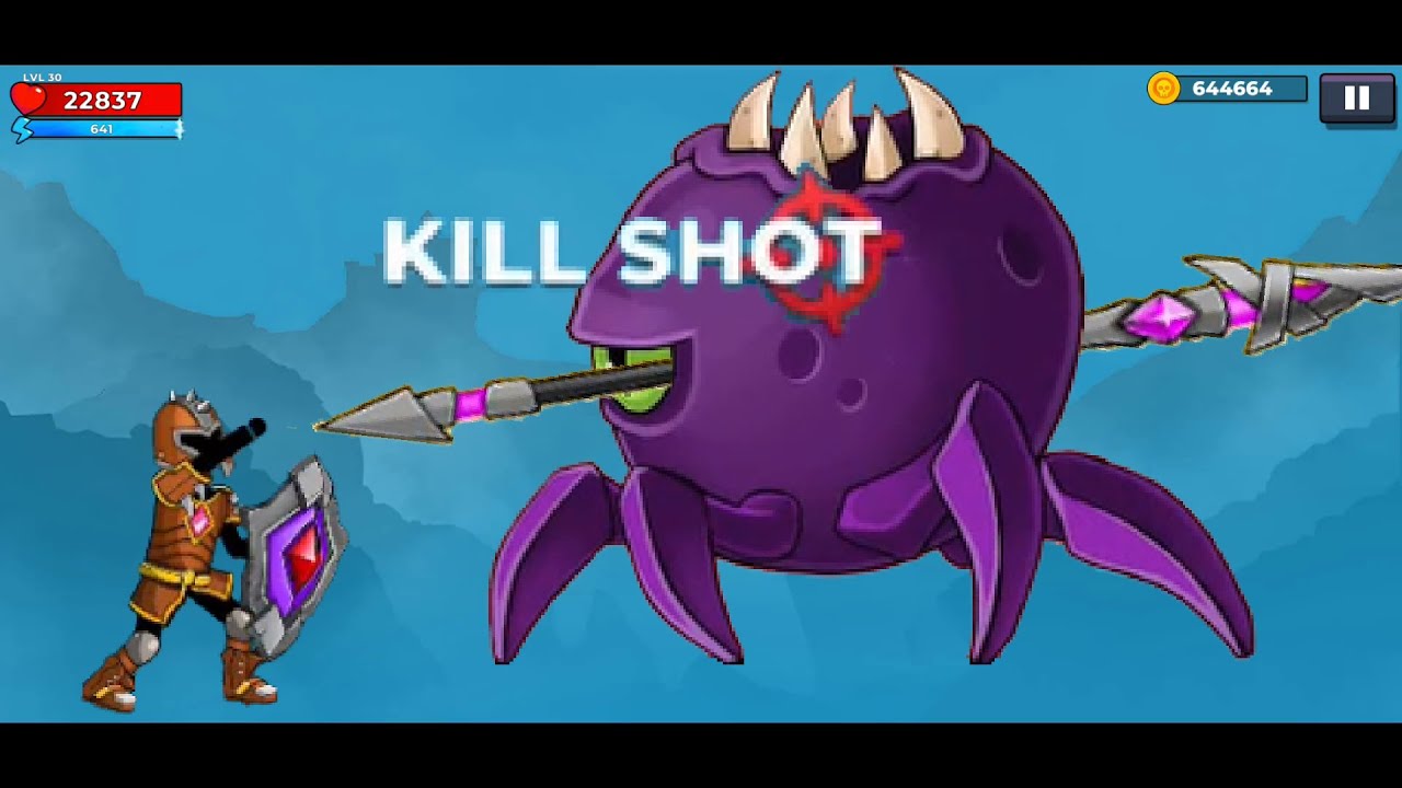 The archers 2 Shadow Spear vs level 440 boss