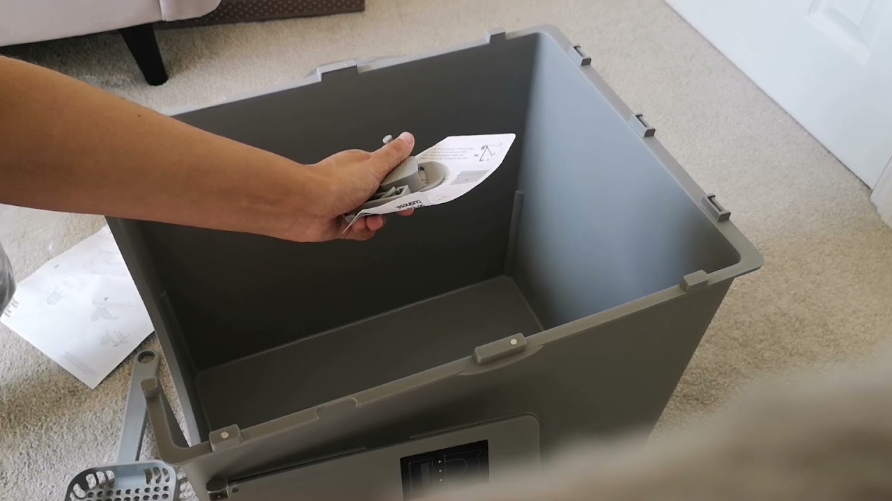 Modkat Flip Cat Litter box opening and set up