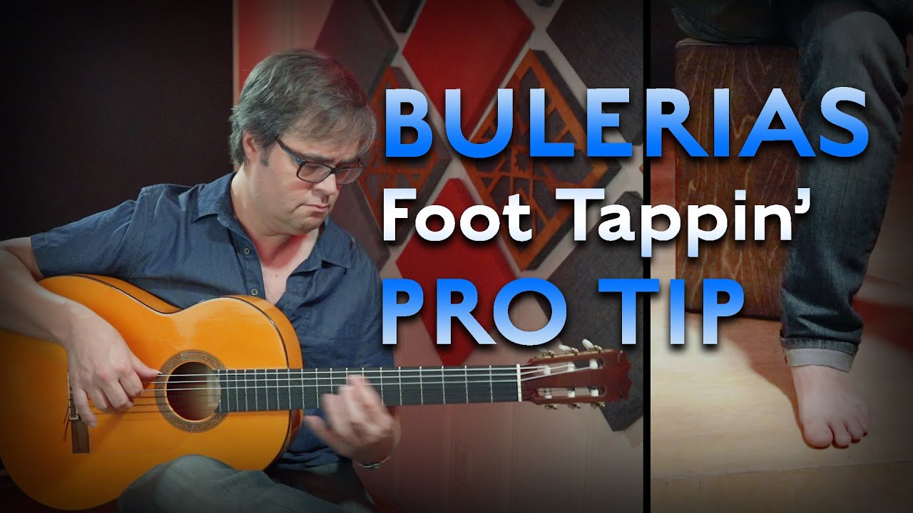 PRO-TIP Buleria Foot Tapping фламенко гитара урок от Кая Нарезо