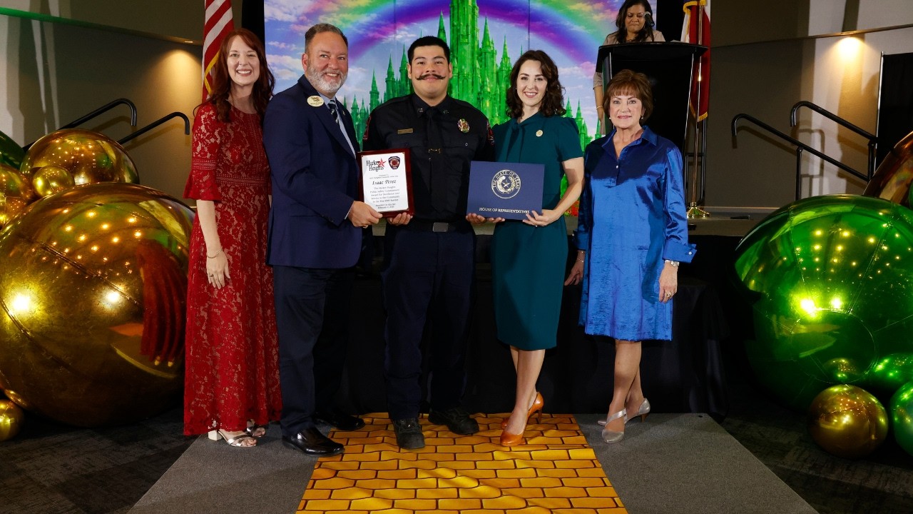 City of Harker Heights 2025 Fire Fighter of the Year Isaac Perez