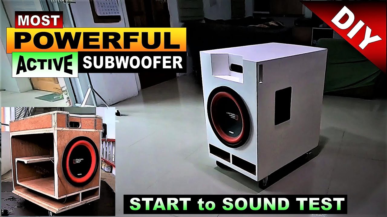 Pinaka-MALAKAS ??😱 DIY ACTIVE Sub Woofer SPEAKER with Power Amplifier - Pang Sound Set up or Videoke
