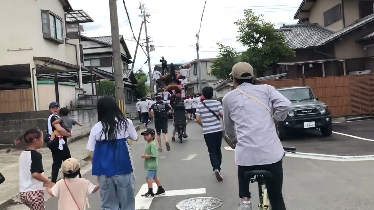 岸和田だんじり祭り🌈東岸和田地区。土生町ブレーキテスト。2024.9.22。