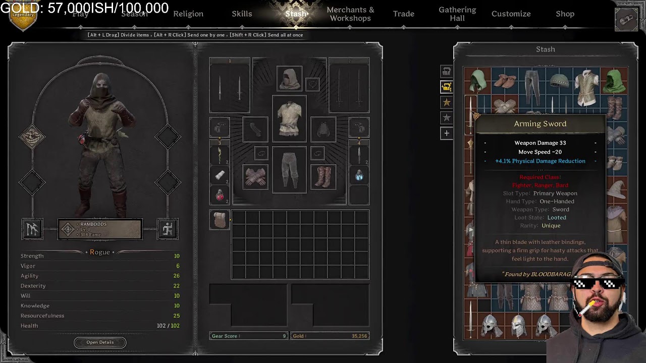 FARMING 100K - WL OF DOOM -DARK AND DARKER