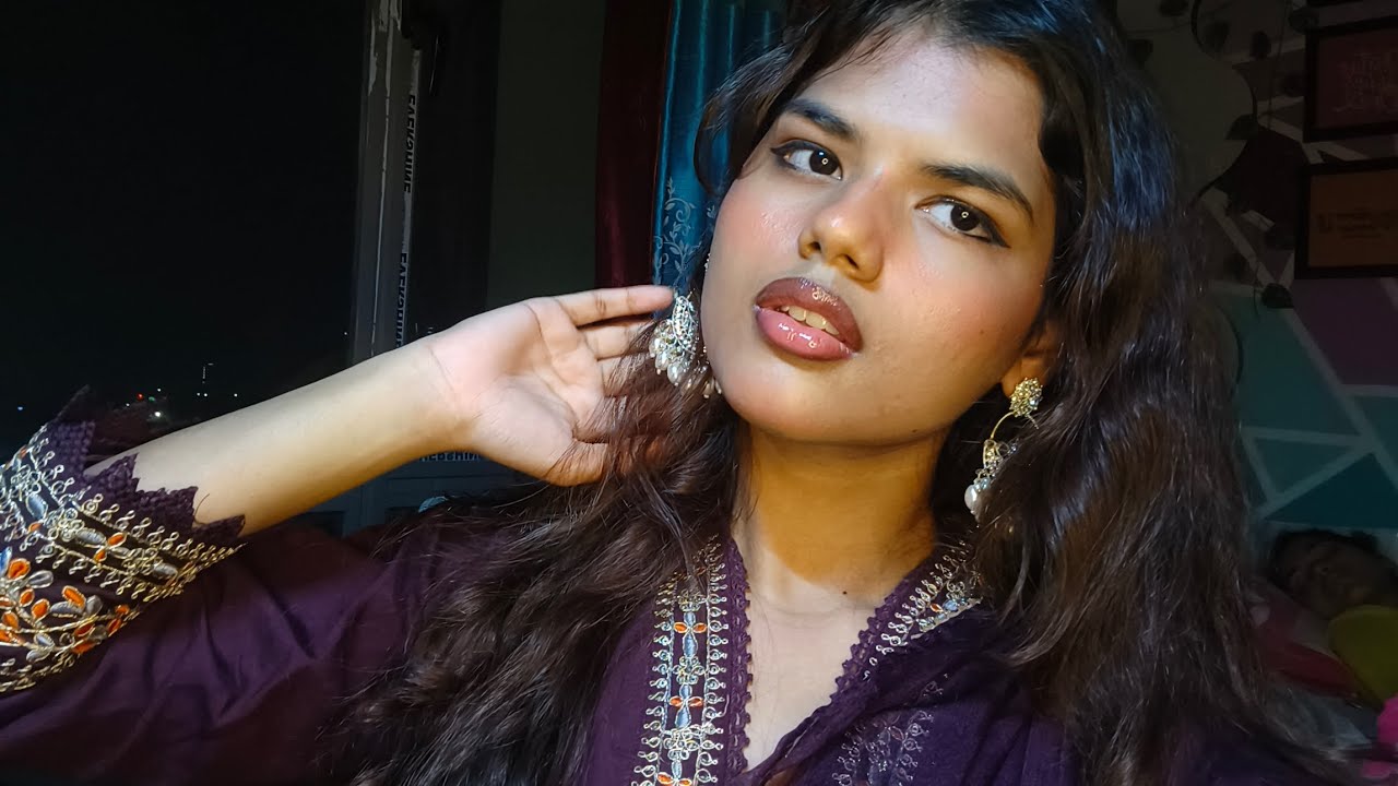 Easy Wedding Makeup Look 💜🌛