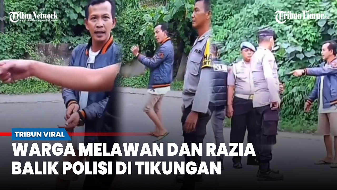 Viral Razia Polisi Dirazia Balik Warga, Geram Karena Operasi di Tikungan dan Diminta Sprint
