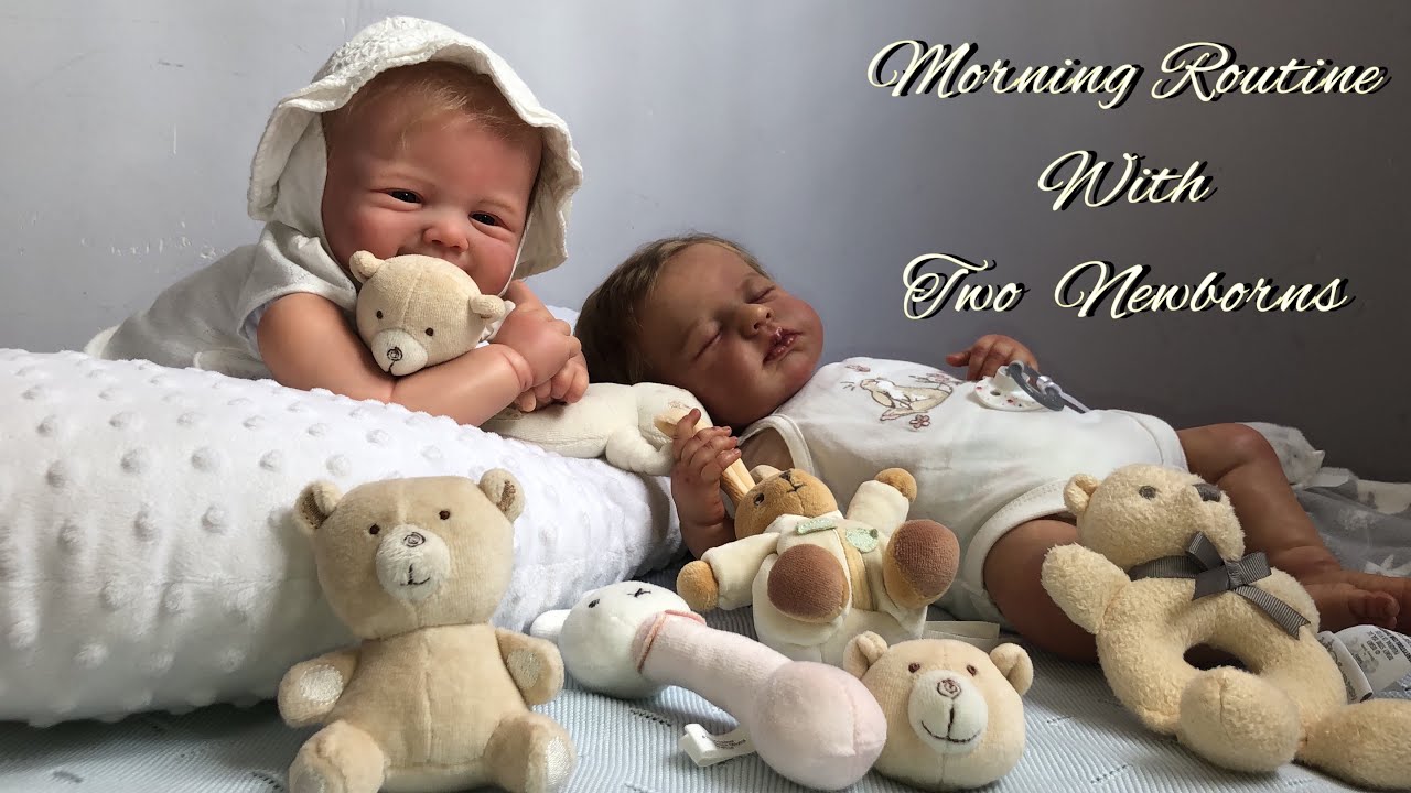 Relaxing Reborn Role Play| Morning Routine With Two Newborns - Reborn Life