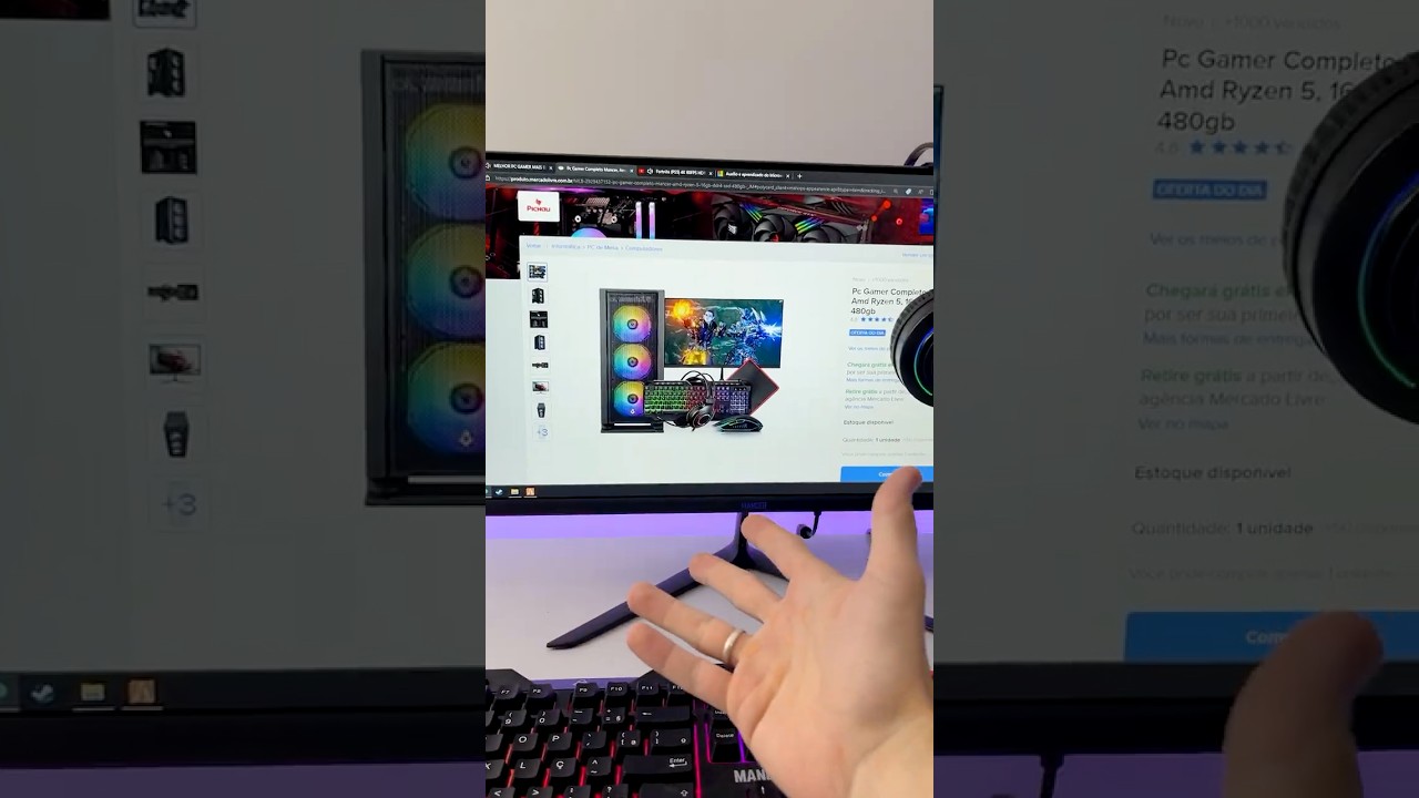 PC GAMER MAIS BARATO DA PICHAU #pc #gamer #pichau