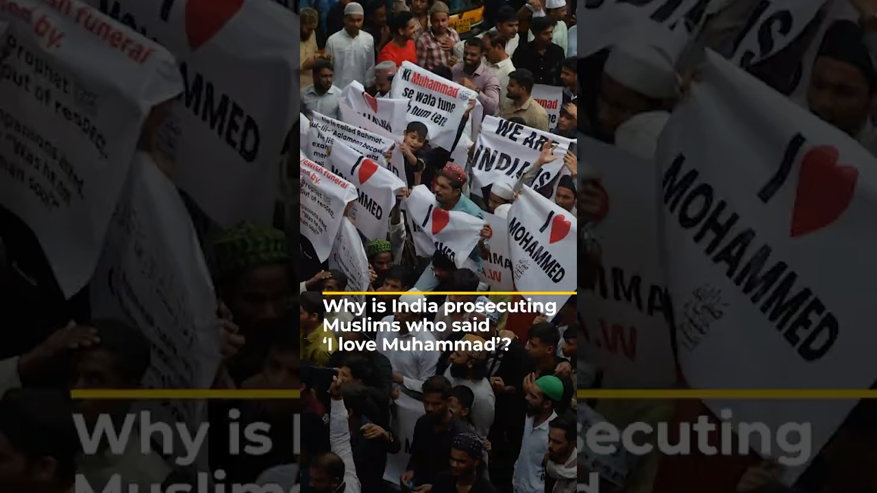 Why is India prosecuting Muslims who said &lsquo;I love Muhammad&rsquo;? | AJ #shorts