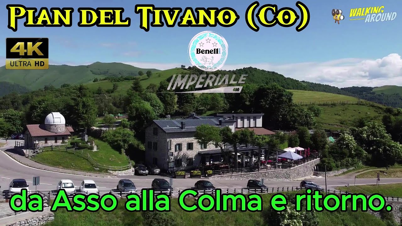 Benelli Imperiale 400  da Asso alla Colma del Piano del Tivano (CO) 4K