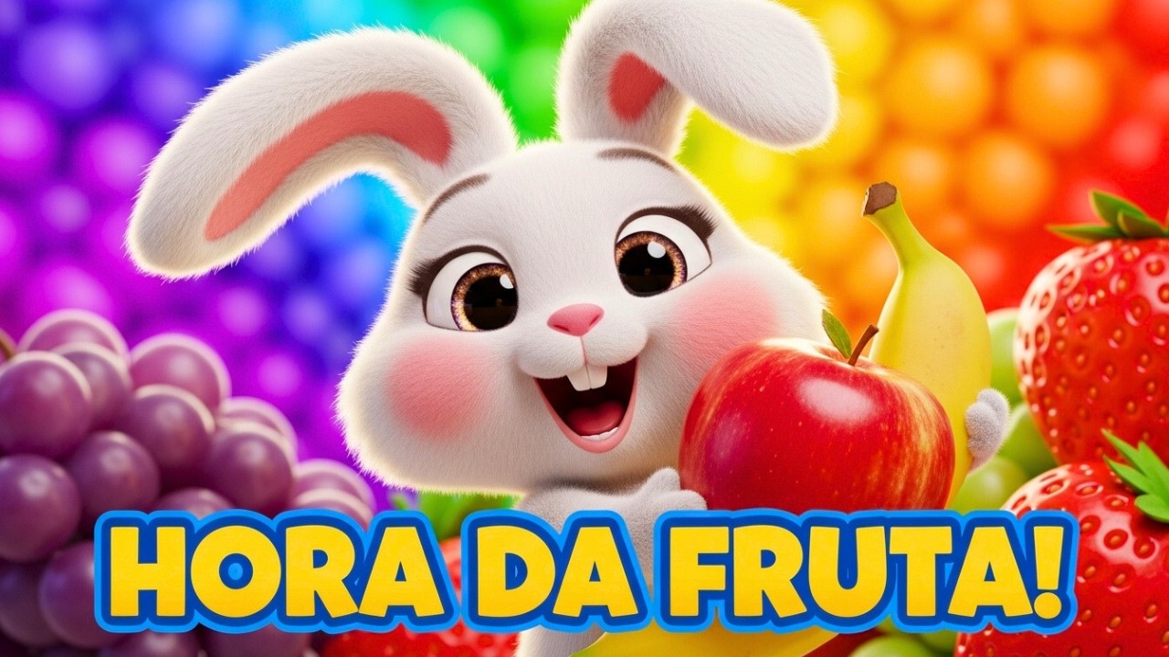 🐰🍎 HORA DA FRUTA! 🍌 A MÚSICA MAIS GOSTOSA DA FAZENDA! | Música Infantil