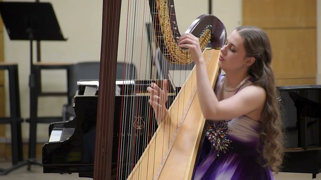 Diana Sedova – harp. E. Walter-Kühne, Fantasie on Themes from Faust Gounod.