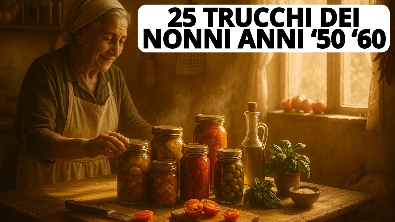 25 trucchi che i nostri nonni usavano per conservare cibo fatto in casa per un anno