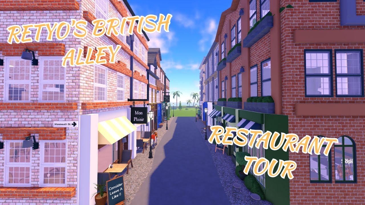 Retyo's British Alley Build Tour | Restaurant Tycoon 3