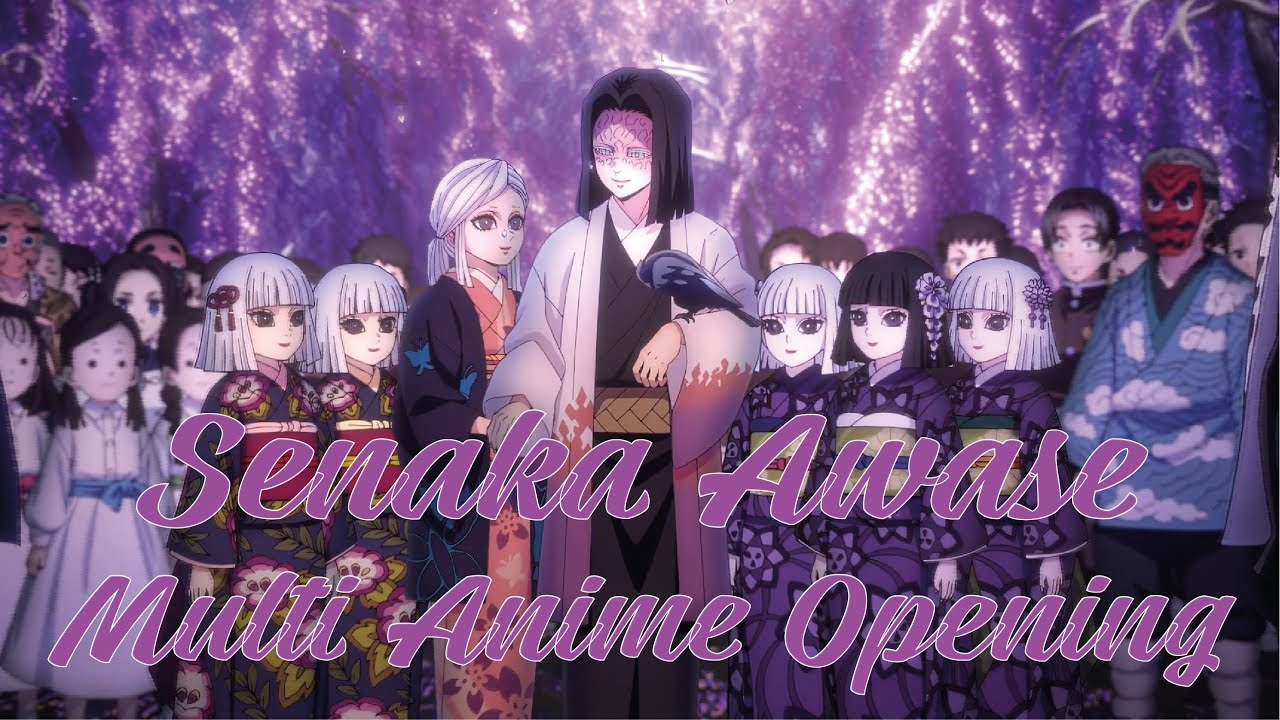 Multi Anime Opening - Senaka Awase by AliA