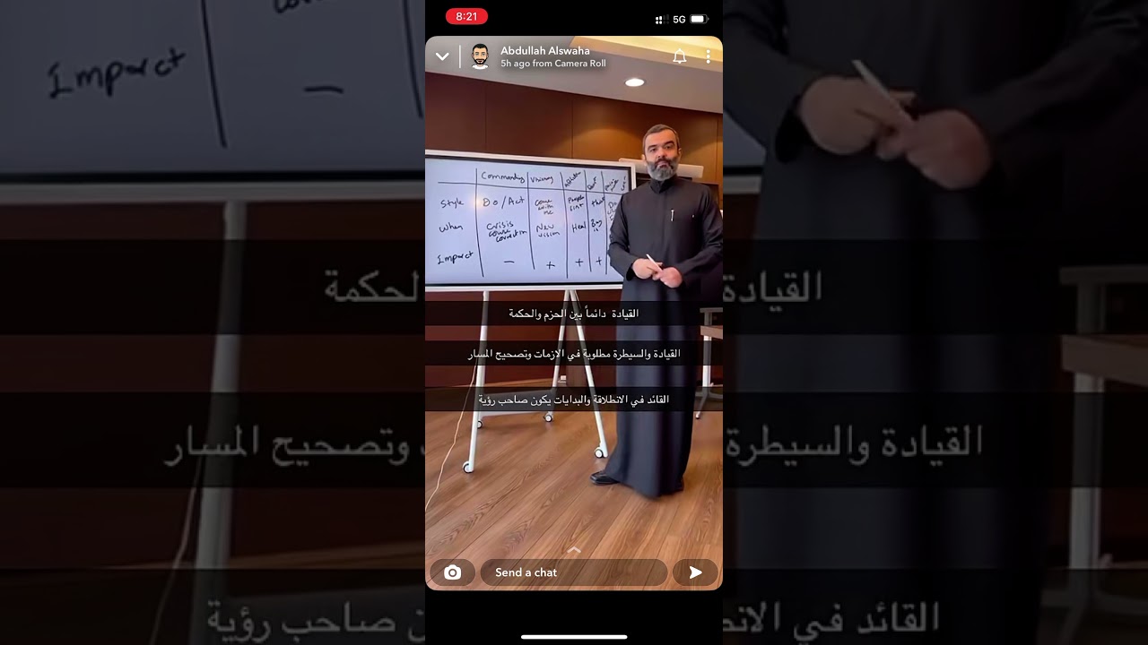 انواع القيادة الست - الوزير عبدالله السواحة