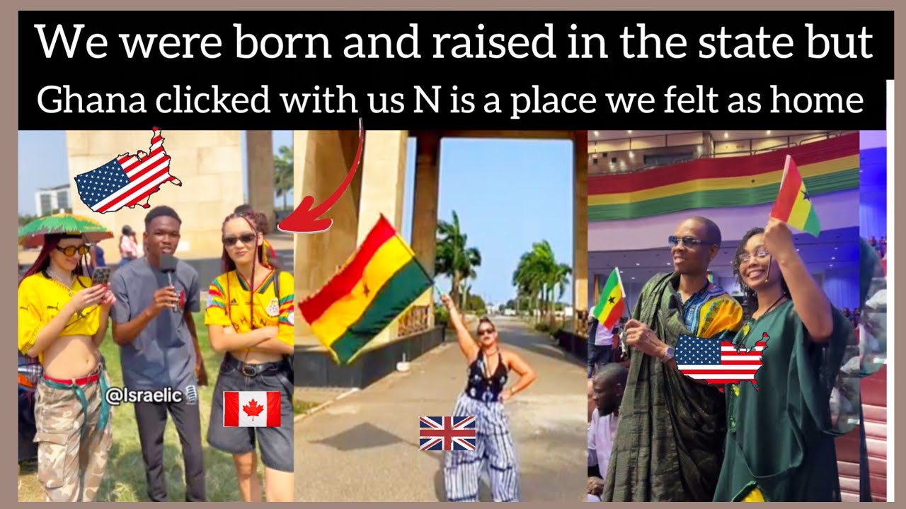 Ghana is a place of hope N inspiration, that's why we're all relocating to the country