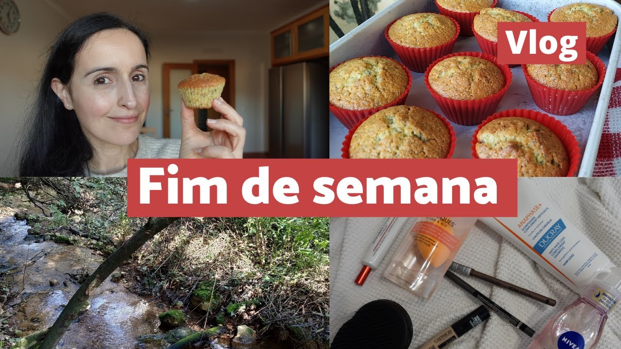 Muffins de limão e papoila, produtos novos beleza, o que tenho na mala + retorno à escola | Luciana