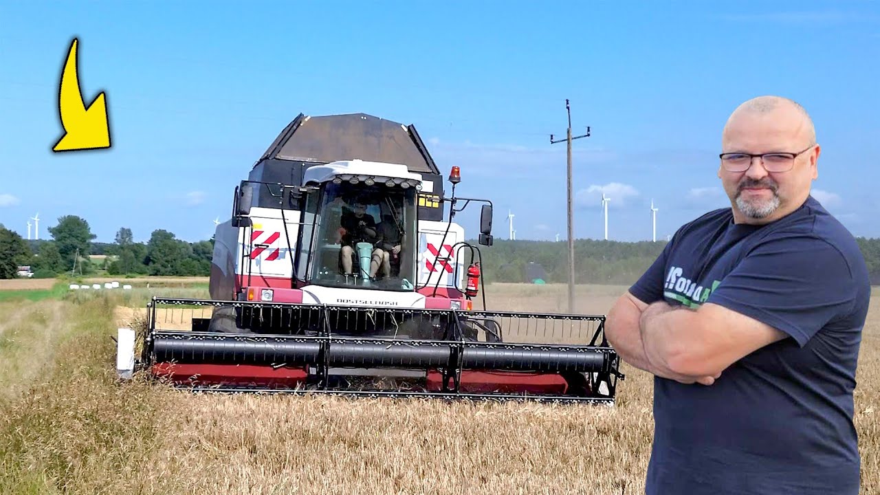 AWARIA KOMBAJNU.. KOSIMY ZBOŻE NA CIĘŻAR&Oacute;WKĘ - ŻNIWA 2025
