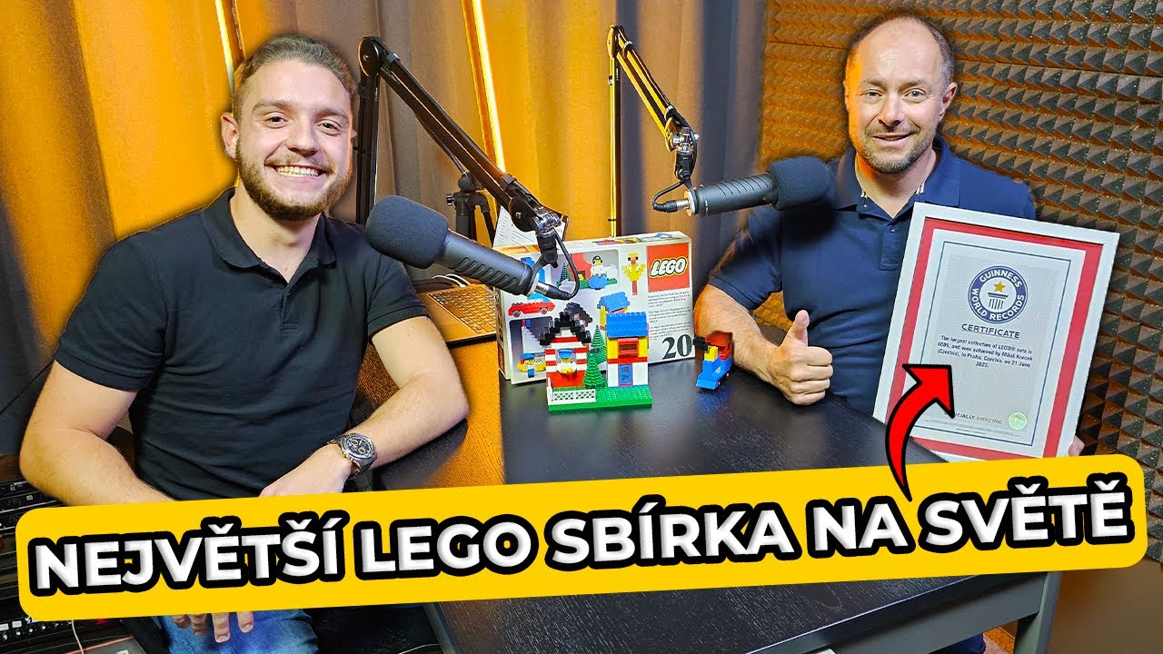Milo&scaron; Křeček - M&Aacute;M NEJVĚT&Scaron;&Iacute; LEGO SB&Iacute;RKU NA SVĚTĚ, KAŽD&Eacute; R&Aacute;NO STAV&Iacute;M LEGO, JSEM V GUINNESSOVĚ KNIZE..