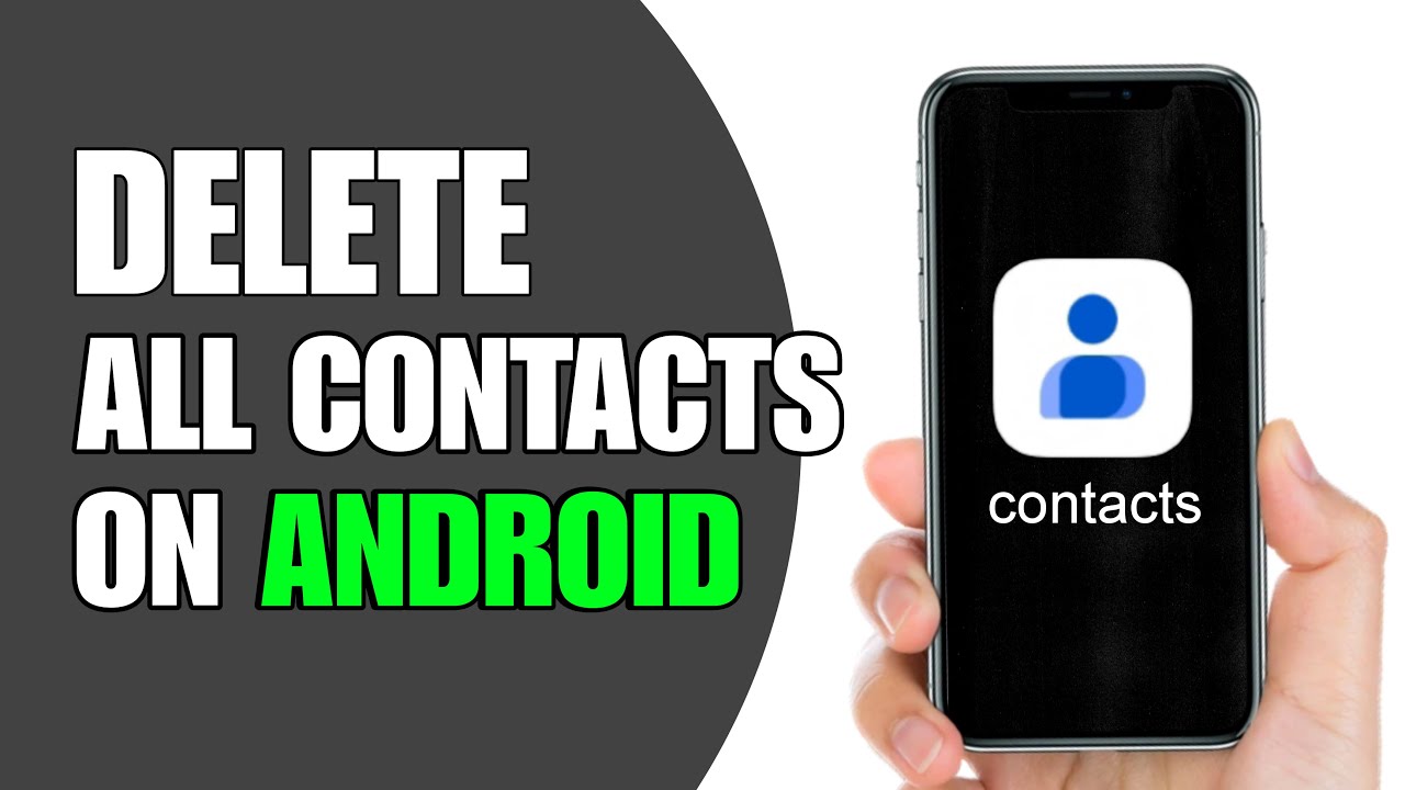 DELETE ALL THE CONTACTS IN YOUR ANDROID PHONE| 2025 EASY GUIDE