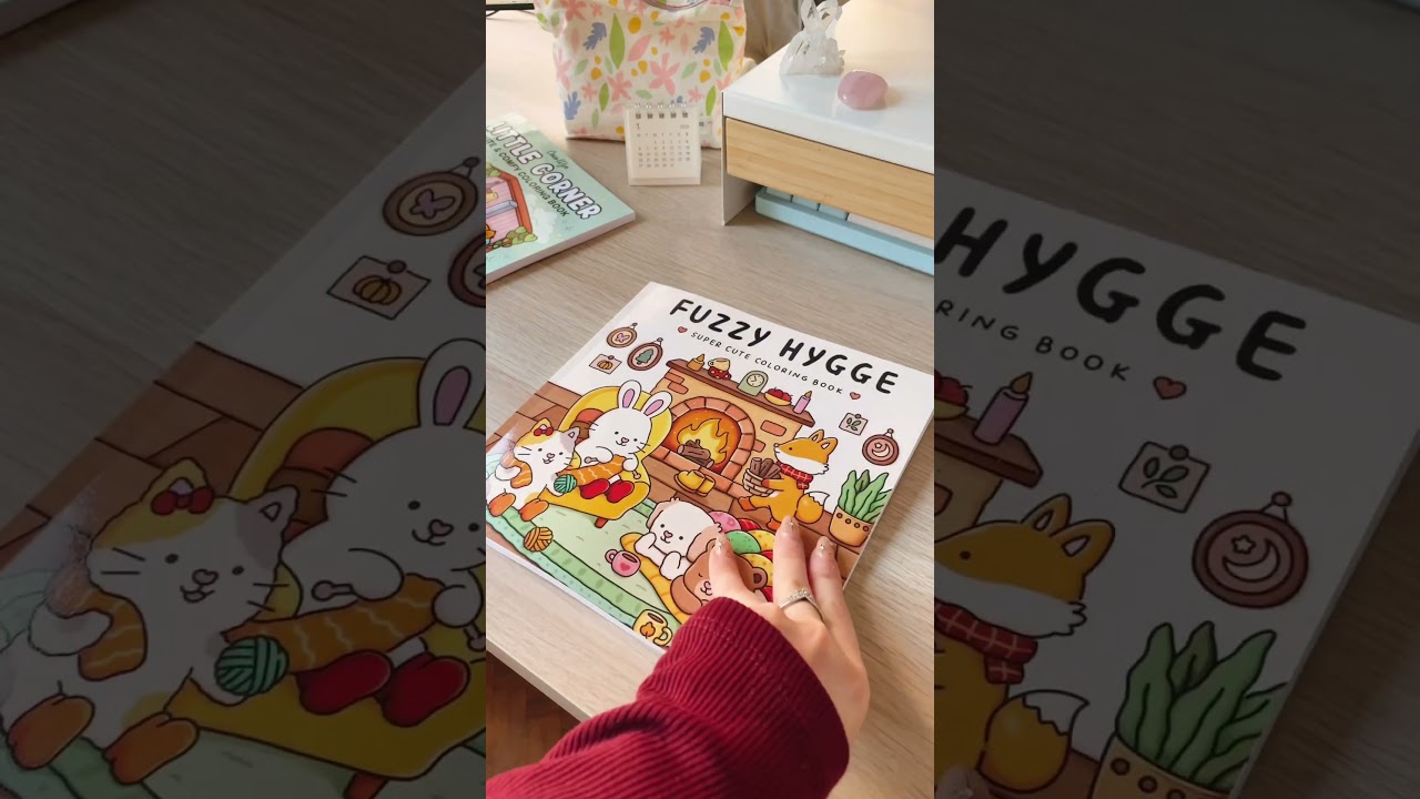 le cozy hobby que je voulais tester cette ann&eacute;e ✍🏻🎀✨ #coloringbook #coloriage #coloriageadulte