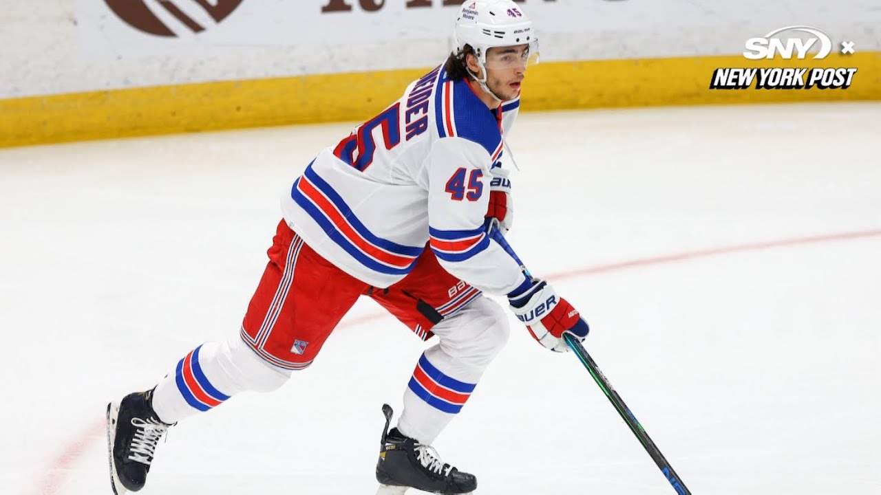 Rangers' Braden Schneider looks forward to his second season with New York | New York Post Sports