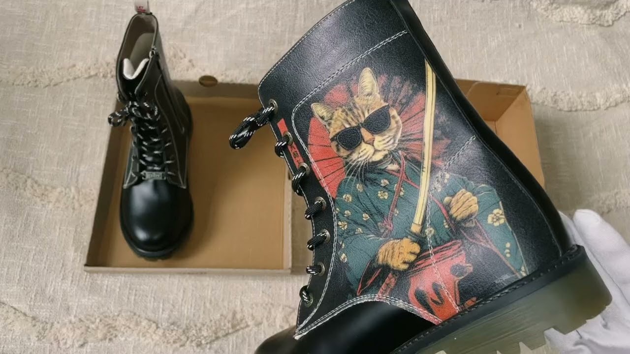 Unboxing: nowe buty RUGM101 z motywem kota samuraja