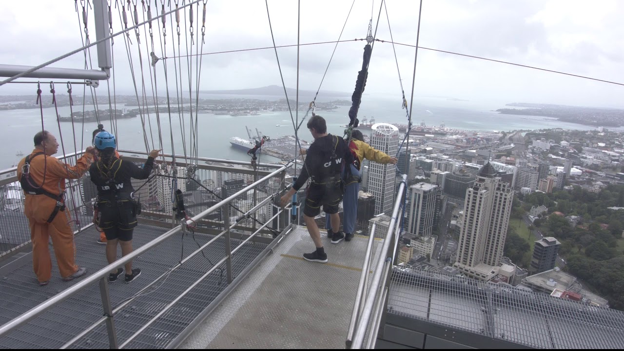 Auckland Sky Tower - Sky Jump - Rae - Jan 2018