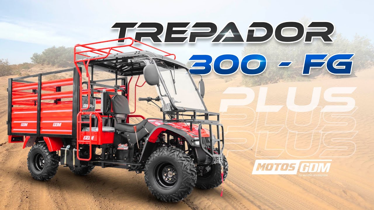 TREPADOR 300 FG  PLUS!! #motosgdm #cuatrimoto #perú