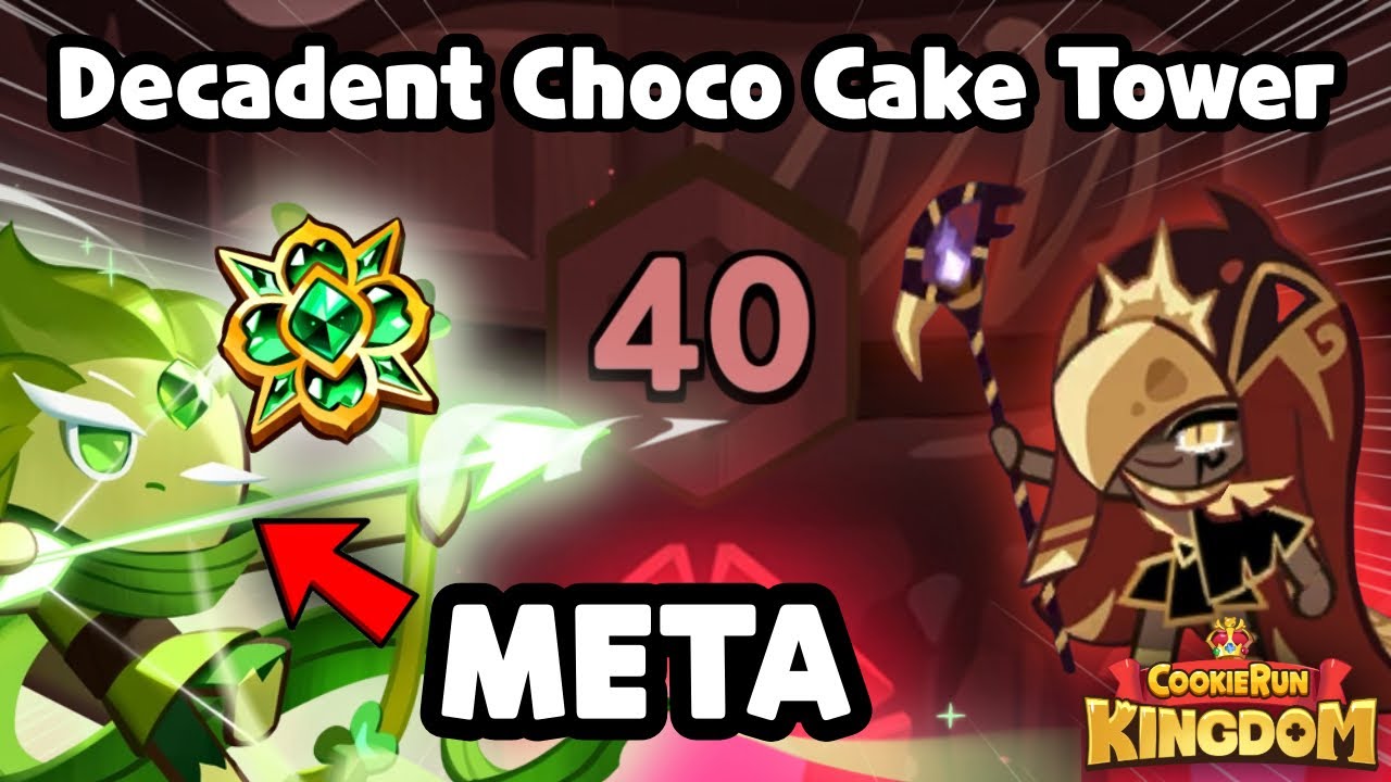 Decadent Choco Cake Tower Tray 40 Guide | Cookie Run: Kingdom