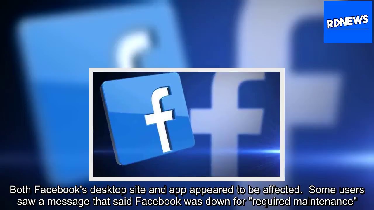 Facebook, Instagram outages affecting social media users around the world [RDNews][Title]