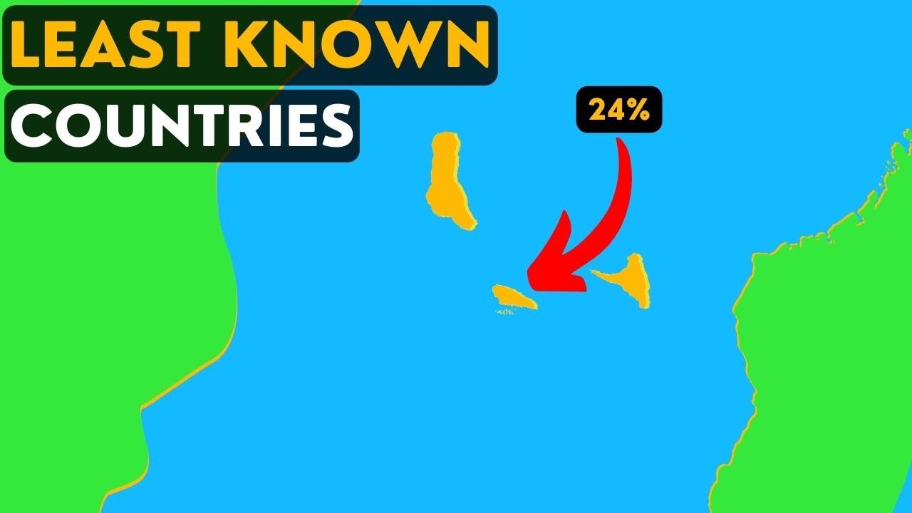 What are the LEAST known countries in the world?