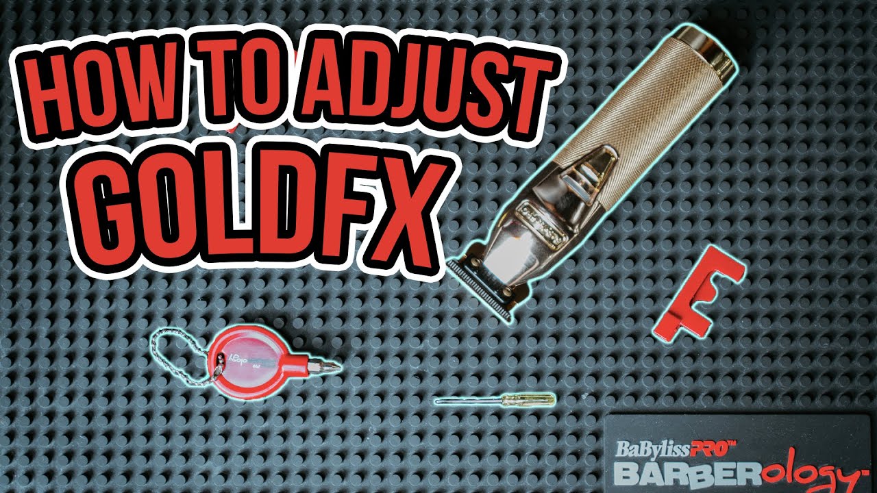 BabylissPRO Gold FX Trimmer | How to Adjust/Zero Gap Blade