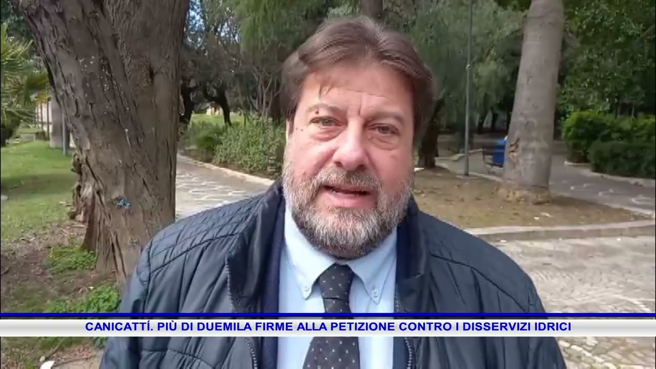 CANICATTÍ  PIÙ DI DUEMILA FIRME ALLA PETIZIONE CONTRO I DISSERVIZI IDRICI