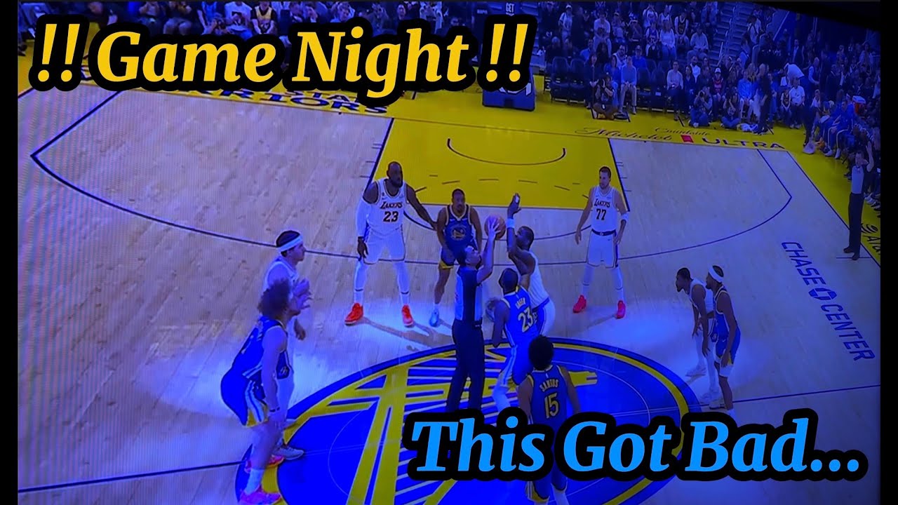 Warriors Vs Lakers Game Night Vlog... This Went Wrong Fast!!!